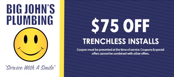 discount on trenchless installs